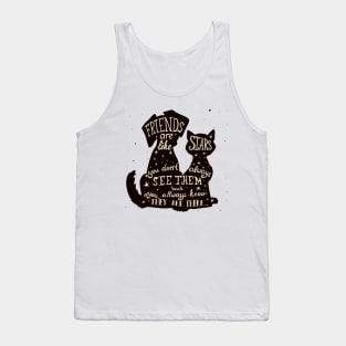 Friends are like stars Tank Top